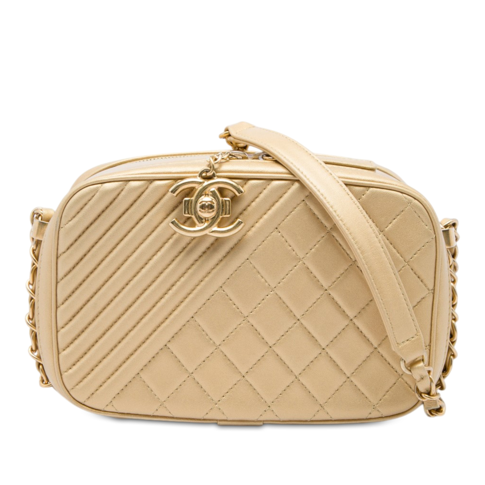 Pre-Loved Chanel Small Quilted Lambskin Coco Boy Camera Bag